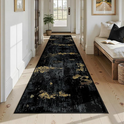 RELEANY Washable Area Rugs 3x12 Non-Slip Modern Abstract Soft - Image 2