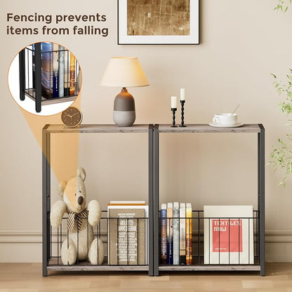 Homleke Narrow Side Tables Set of 2 - Image 4