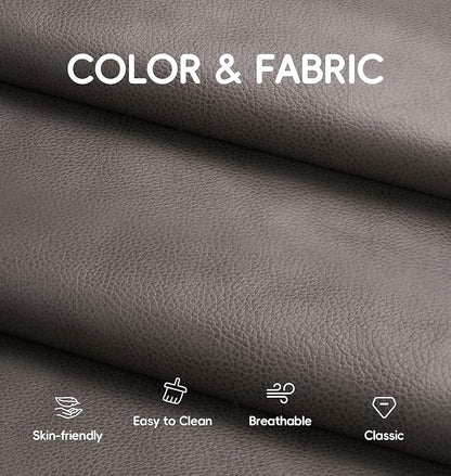 Hobestluk Small Bean Bag Chair Leather Beanbag Lazy Floor Sofa Bean Bags - Image 7