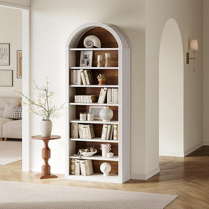 LITTLE TREE 8-Tier Bookcase, 78.7" Tall Bookshelf by LITTLETREE