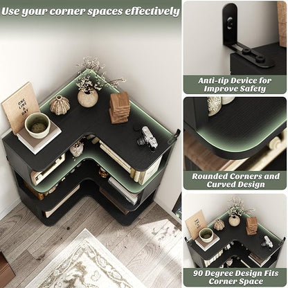 Armocity Corner Book Shelf - Image 4