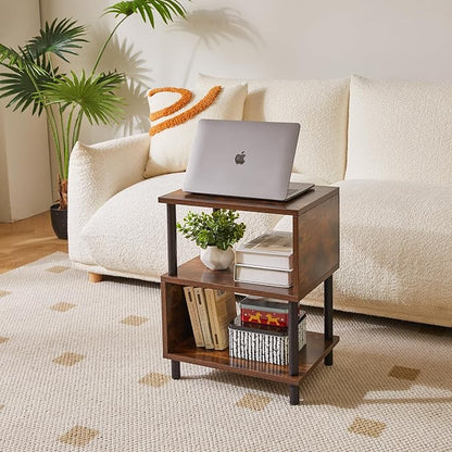 Aibiju Side Table for Bedroom, End Table Small, Mid-Century Modern Nightstand - Image 4