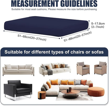 Patio Stretch Cushion Covers, Chair Cushion Covers& Sofa Replacement Slipcovers - Image 2