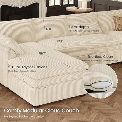 Belffin Large Modular Sectional Sofa - Image 6
