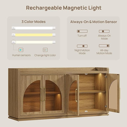 SICOTAS Sideboard Buffet Cabinet - Image 5