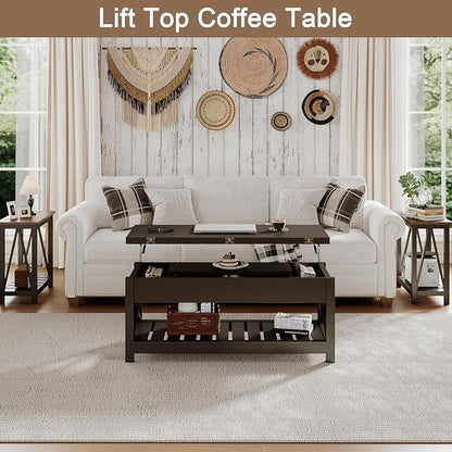 ChooChoo Coffee Table Lift Top, Converts to Dining Table - Image 3