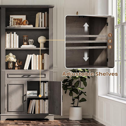 SEDETA Farmhouse Bookshelves and Bookcases - Image 5