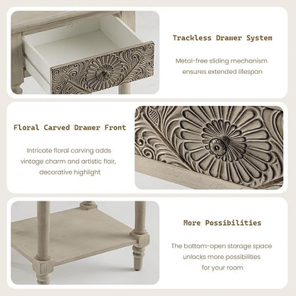 SUNBURY Vintage Nightstand - Image 4