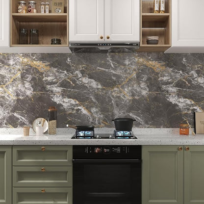 BAYYA Marble Contact Paper for Kitchen Counter Granite Countertop Peel and - Image 7