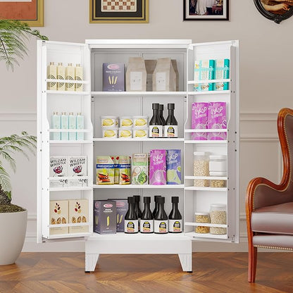 GAIOUS Metal Kitchen Pantry Cabinet, Storage Cabinets - Image 3