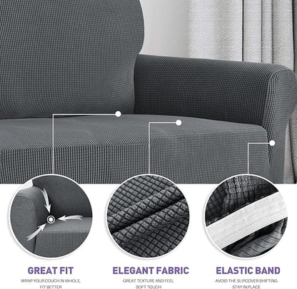 ZNSAYOTX Stretch Oversized Couch Cover Universal Sofa Covers - Image 3
