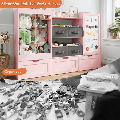 61" W Kids Toy Storage Organizer - Image 6