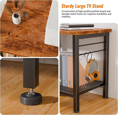 Furologee TV Stand for TVs up to 70 Inch, 63 Inch Entertainment Center - Image 8
