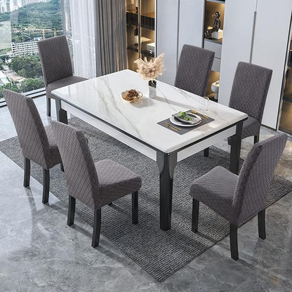 Genina Waterproof Chair Covers for Dining Room Set of 4, Dining Chair Cover - Image 6