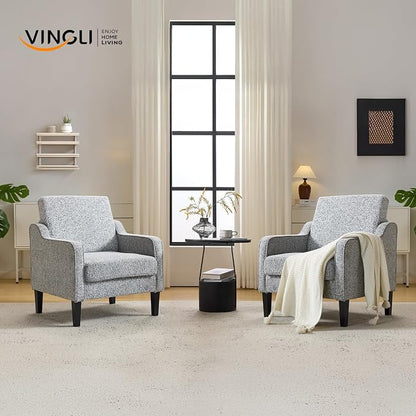 VINGLI Accent Chair for Living Room Chairs Reading Chair for Bedroom Chair - Image 2