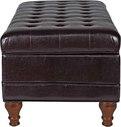 HomePop Deluxe Tufted Storage Bench - Image 7