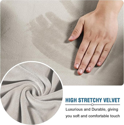 H.VERSAILTEX Rich Polyester Spandex Blend 2 Piece Cover Chair Slipcover Sofa - Image 4