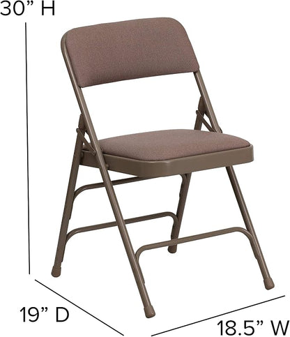 Flash Furniture 4 Pack HERCULES Series Curved Triple Braced & Double Hinged - Image 3
