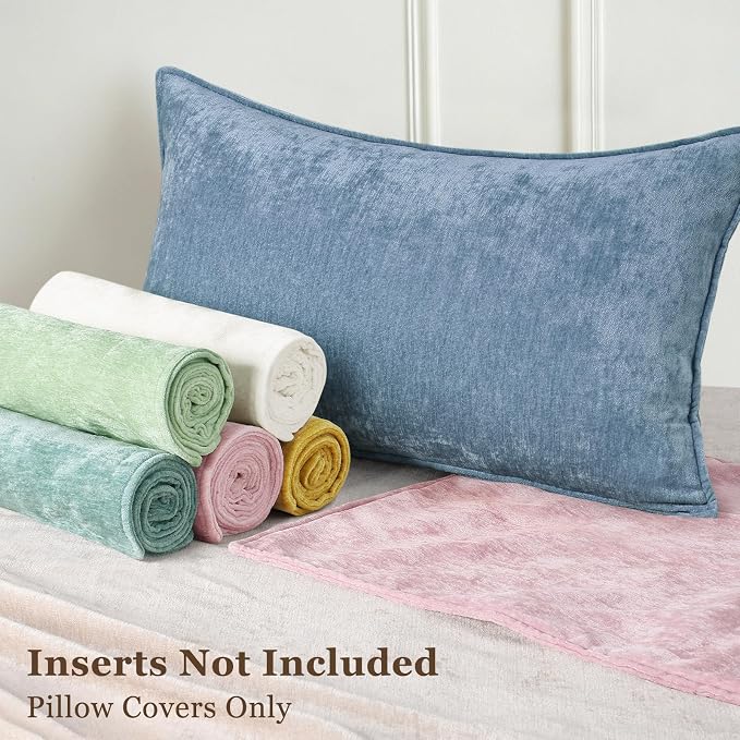 decorUhome Summer Couch Euro Sham Throw Pillow Covers 22x22 Set of 2, - Image 7