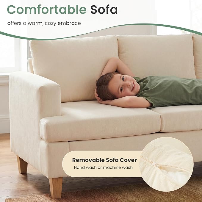 YOUDENOVA 2 Piece Set Comfy Sofa Couch, Loveseat Sofa * 2 - Image 4