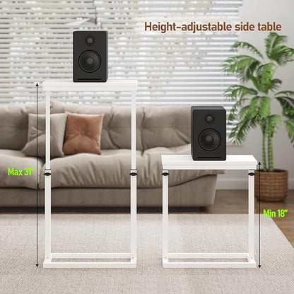 TUTOTAK End Table, Side Table, Tall Couch Table, Sofa Table, Living Room - Image 5