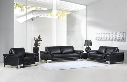 Blackjack Furniture Weston Collection Genuine Italian Leather Living Room Chair - Image 2