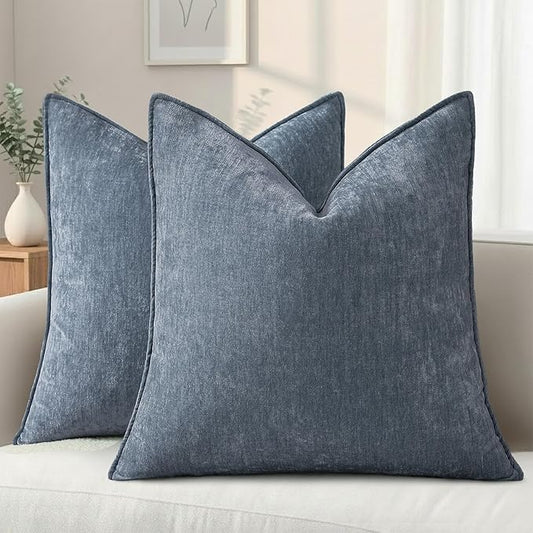 decorUhome Summer Couch Throw Pillow Covers 18x18 Set of 2, Decorative Soft by decorUhome