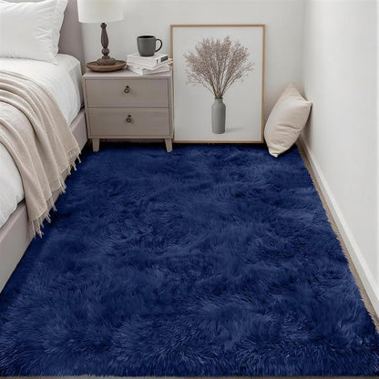 Fluffy 5x7 Area Rugs for Living Room Bedroom: Ultra Soft Shag Rug Non-Slip - Image 3