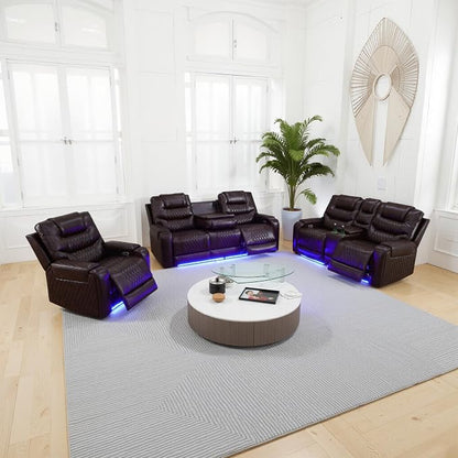 Leather Power Recliner Sofa Set by PonlivingFurniture
