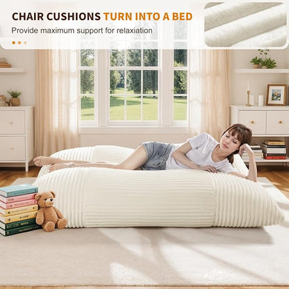 Oversized Cloud-Like Couch Single Seat, Extra-deep Seat Soft - Image 5