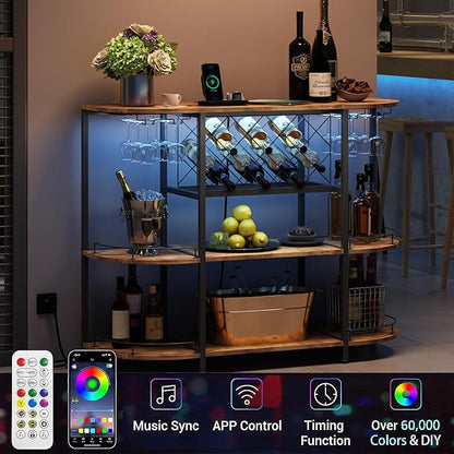 ZOPEND 3-Tier Wine Bar Cart - Image 3