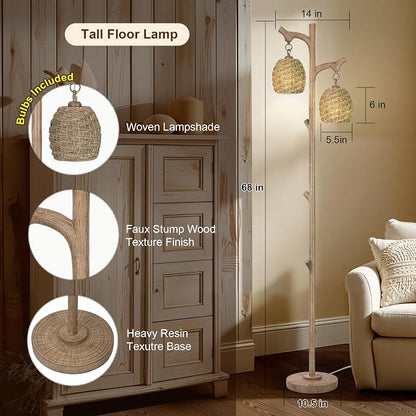 Scenekoy Vintage 68” Tall Floor Lamp - Image 4