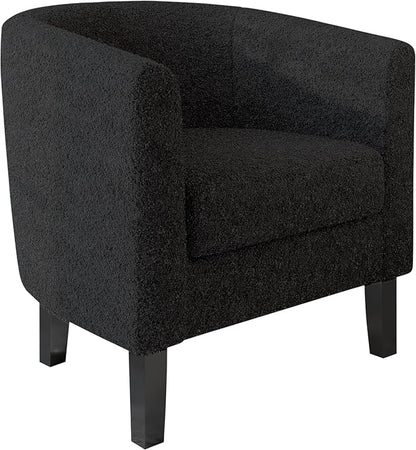 BELLEZE Living Room Chair, Teddy Polyester Accent Barrel Chair, Club Tub Sofa - Image 6