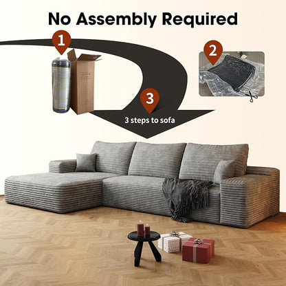 AUGOP 108" Sectional Couches for Living Room Modern Modular Sofa - Image 6