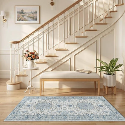 RELEANY Area Rugs 2'6"x5' Runner Rug Non Slip Washable - Image 2