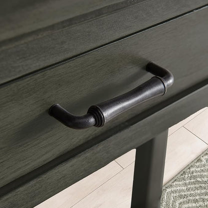 Topol Tray Edge Solid Wood Console Table - Image 6