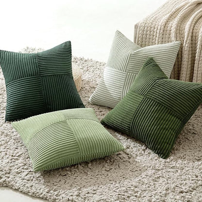 MIULEE Spring Green Decorative Throw Pillow Covers 18x18 Inch Set of 4 Boho - Image 5