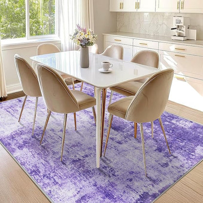 RELEANY Washable Area Rugs 8'x10' Non-Slip Modern Abstract Soft - Image 9