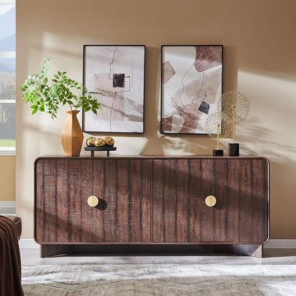IFGET 70" Modern TV Stand for TVs Up to 80 inches, TV Console - Image 3