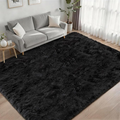 Fluffy 4x6 Area Rugs for Living Room Bedroom: Ultra Soft Shag Rug Non-Slip - Image 2