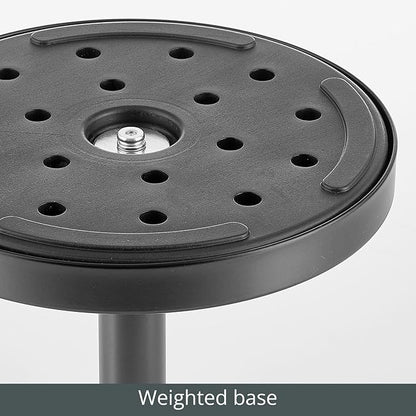 mDesign Glass Top Side/End Drink Table - Image 4