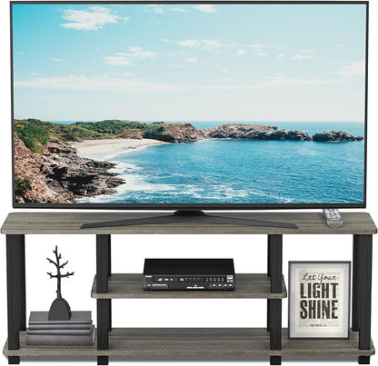 Furinno Turn-N-Tube No Tools 3D 3-Tier Entertainment TV Stand up to 50 inch TV - Image 3