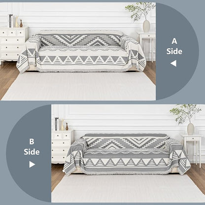 MYSKY HOME Couch Cover for Sectional Sofa Set for Dog Cat Pets Couch Cover 3 - Image 3