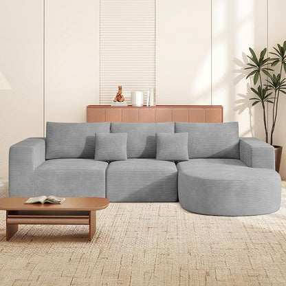 Boneless Couches for Living Room, Cloud Sectional Couch - Image 9