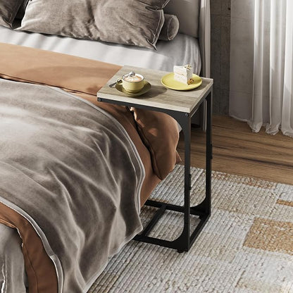 WLIVE C Shaped End Table, Small Couch Side Tables - Image 2