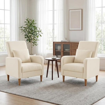 COLAMY Mid-Century Modern Upholstered Accent Chair by COLAMYHOME