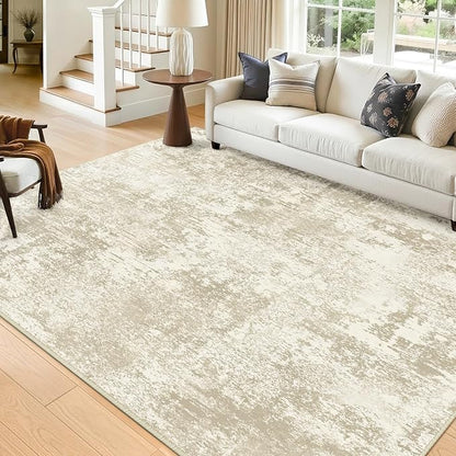 RELEANY Washable Area Rugs 8'x10' Non-Slip Modern Abstract Soft - Image 8
