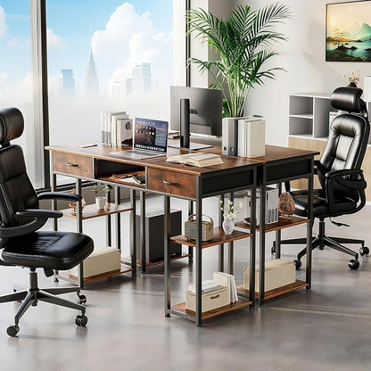 DUMOS 48" Small Computer Home Office Desk - Image 4