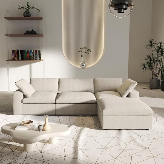 JACH L-Shaped Cloud Sectional Sofa by JACH