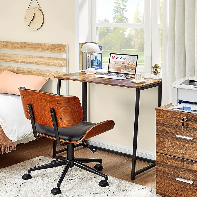 WOHOMO Folding Desk for Small Spaces, 31.5 Inch Foldable Computer Desks - Image 6